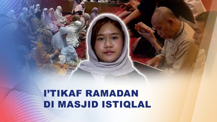 Datang dari Berbagai Daerah, Jemaah Ikuti Itikaf di Masjid Istiqlal