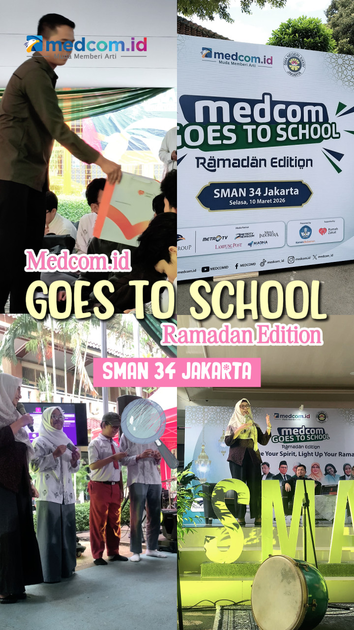 Seru! Medcom.id Goes to School Sambangi SMAN 34 Jakarta