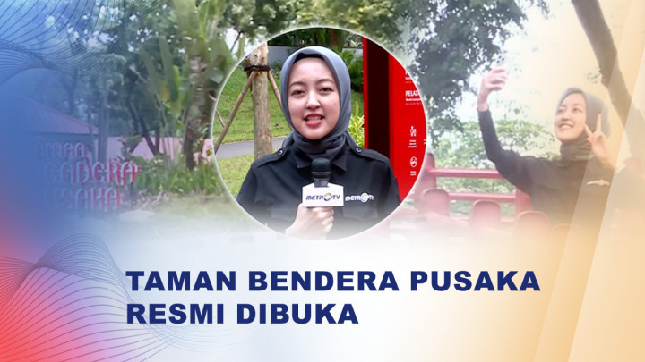 Taman Bendera Pusaka Resmi Dibuka, Ruang Hijau Baru di Jakarta Selatan