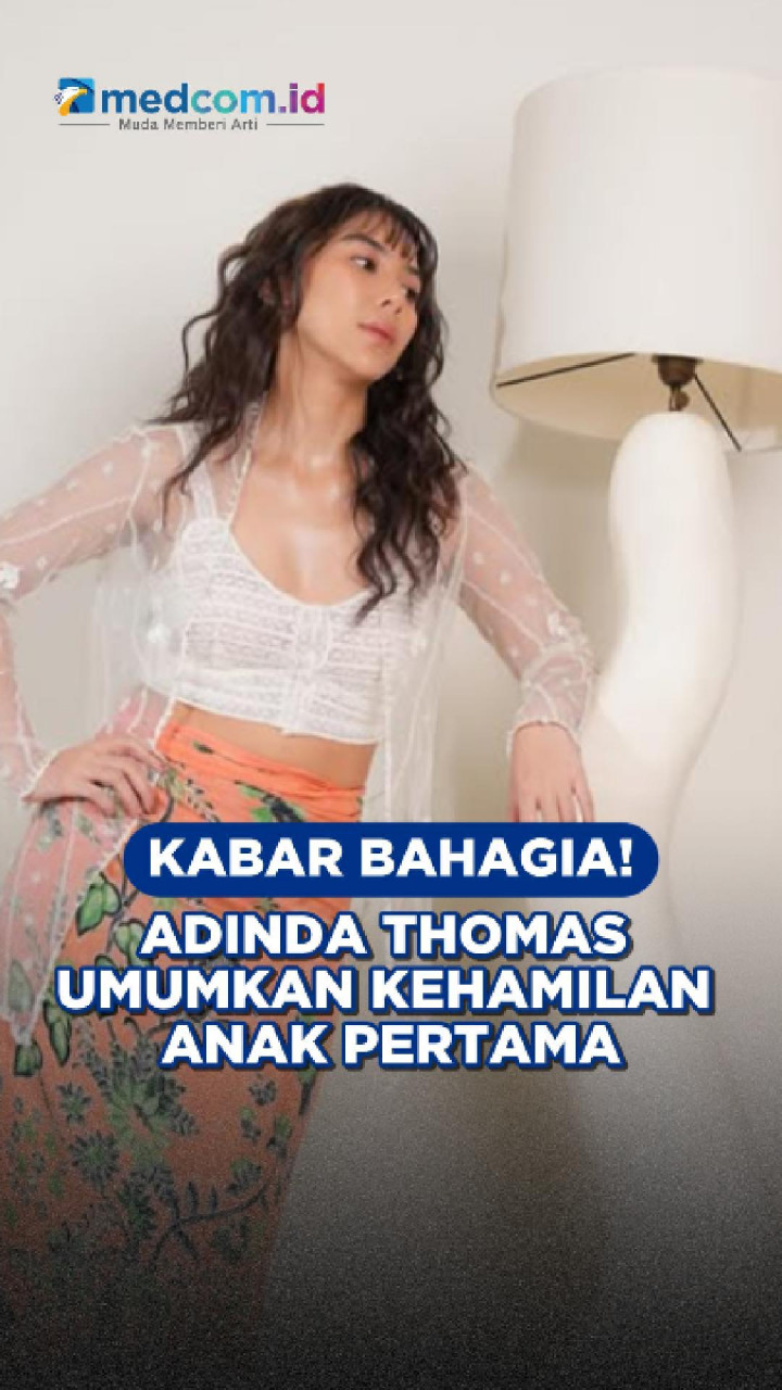 Kabar Bahagia! Adinda Thomas Umumkan Kehamilan Anak Pertama