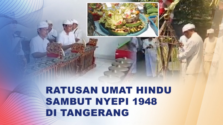 Ratusan Umat Hindu Beribadah di Pura Dharma Sidhi Ciledug