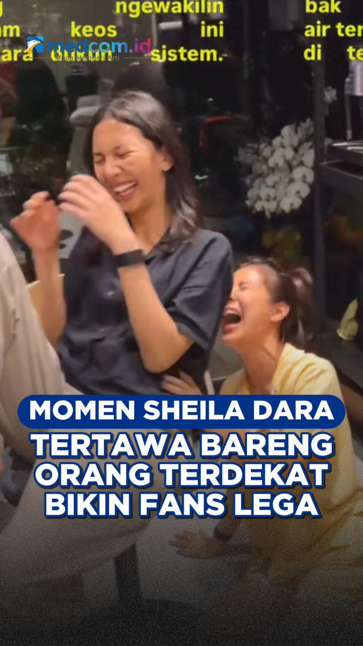 Momen Sheila Dara Tertawa Bareng Orang Terdekat Bikin Fans Lega