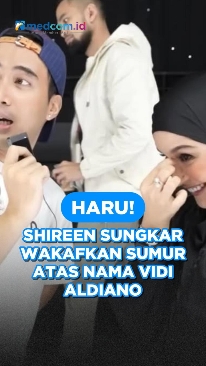 Haru! Shireen Sungkar Wakafkan Sumur Atas Nama Vidi Aldiano
