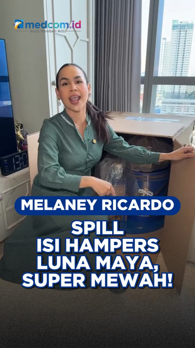 Melaney Ricardo Spill Isi Hampers Luna Maya, Super Mewah!