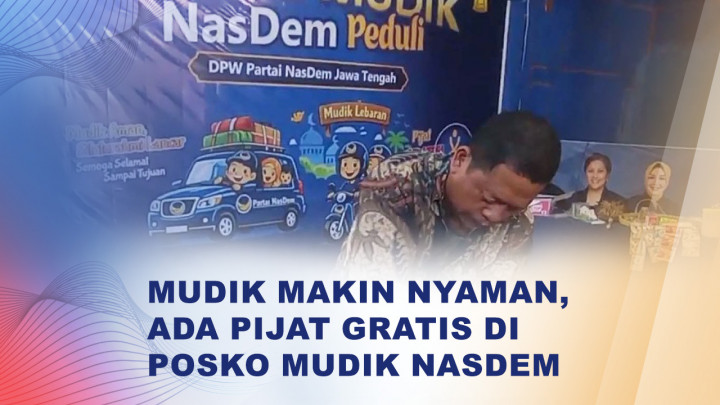 Pijat Gratis di Jalur Mudik! Posko NasDem Diserbu Pemudik
