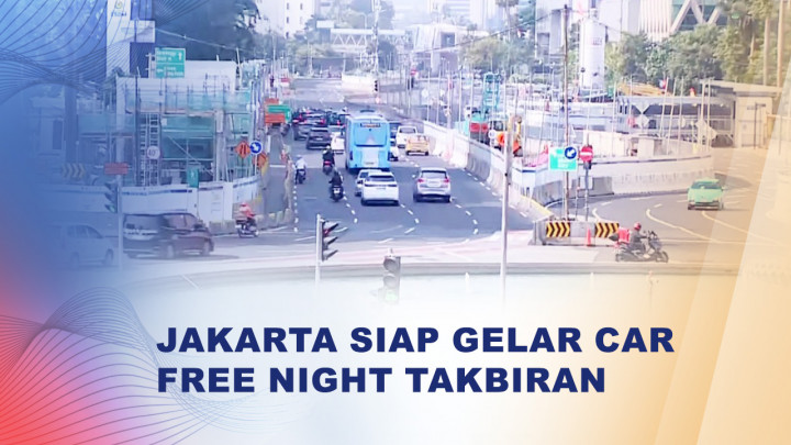 Pemprov Jakarta Gelar 'Car Free Night' Takbiran
