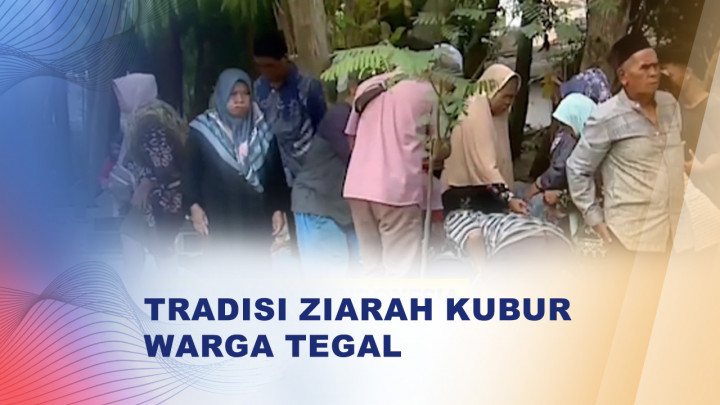 Ziarah Kubur Jadi Tradisi Lebaran Warga Tegal