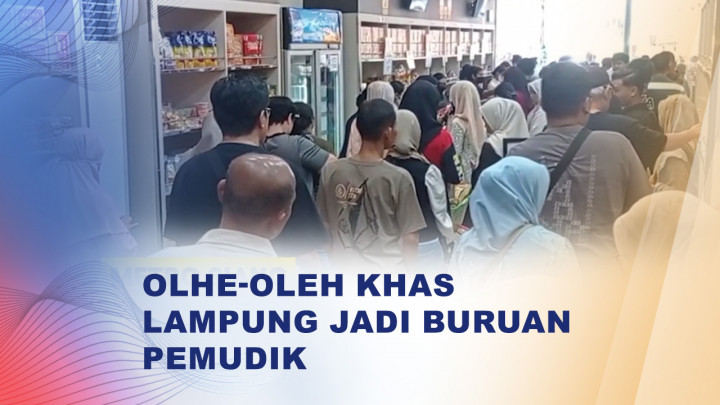 Libur Lebaran, Oleh-oleh Khas Lampung Laris Diserbu Pemudik