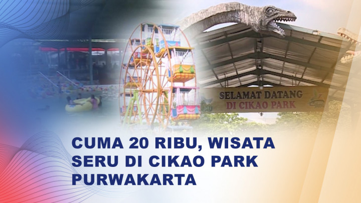 Wisata Cikao Park Purwakarta Ramai Saat Lebaran
