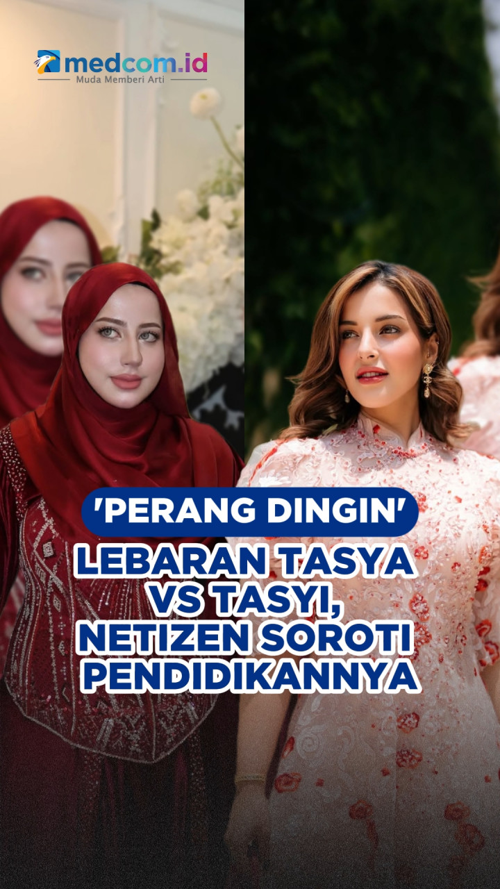 'Perang Dingin' Lebaran Tasya vs Tasyi, Netizen Soroti Pendidikannya