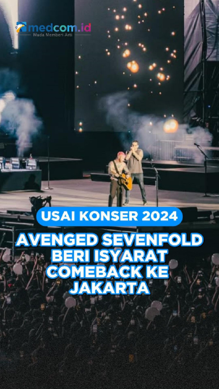 Usai Konser 2024, Avenged Sevenfold Beri Isyarat Comeback ke Jakarta