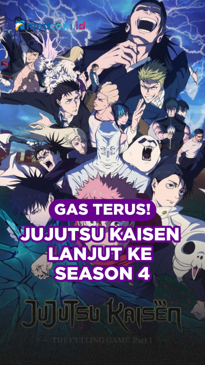 Gas Terus! Jujutsu Kaisen Lanjut ke Season 4