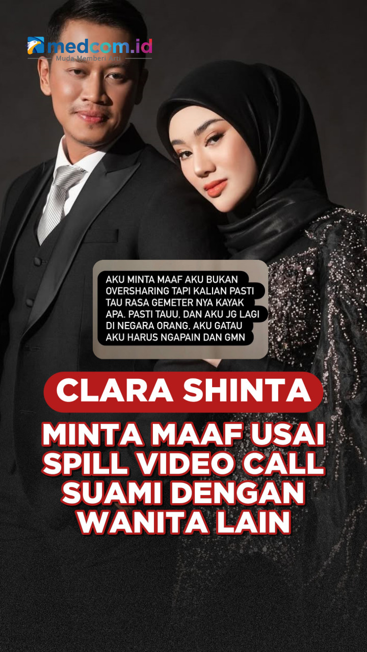 Clara Shinta Minta Maaf Usai Spill Video Call Suami dengan Wanita Lain
