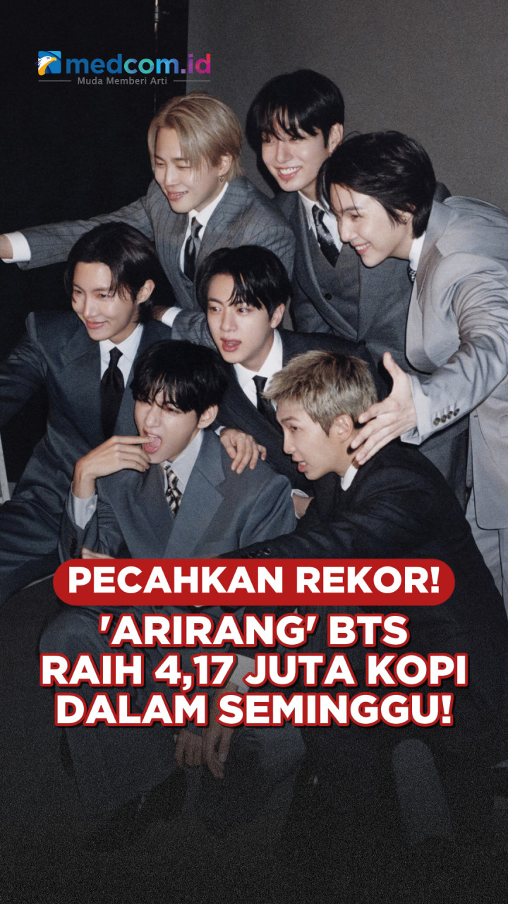 Pecahkan Rekor! Album ARIRANG BTS Raih 4,17 Juta Kopi dalam Seminggu!
