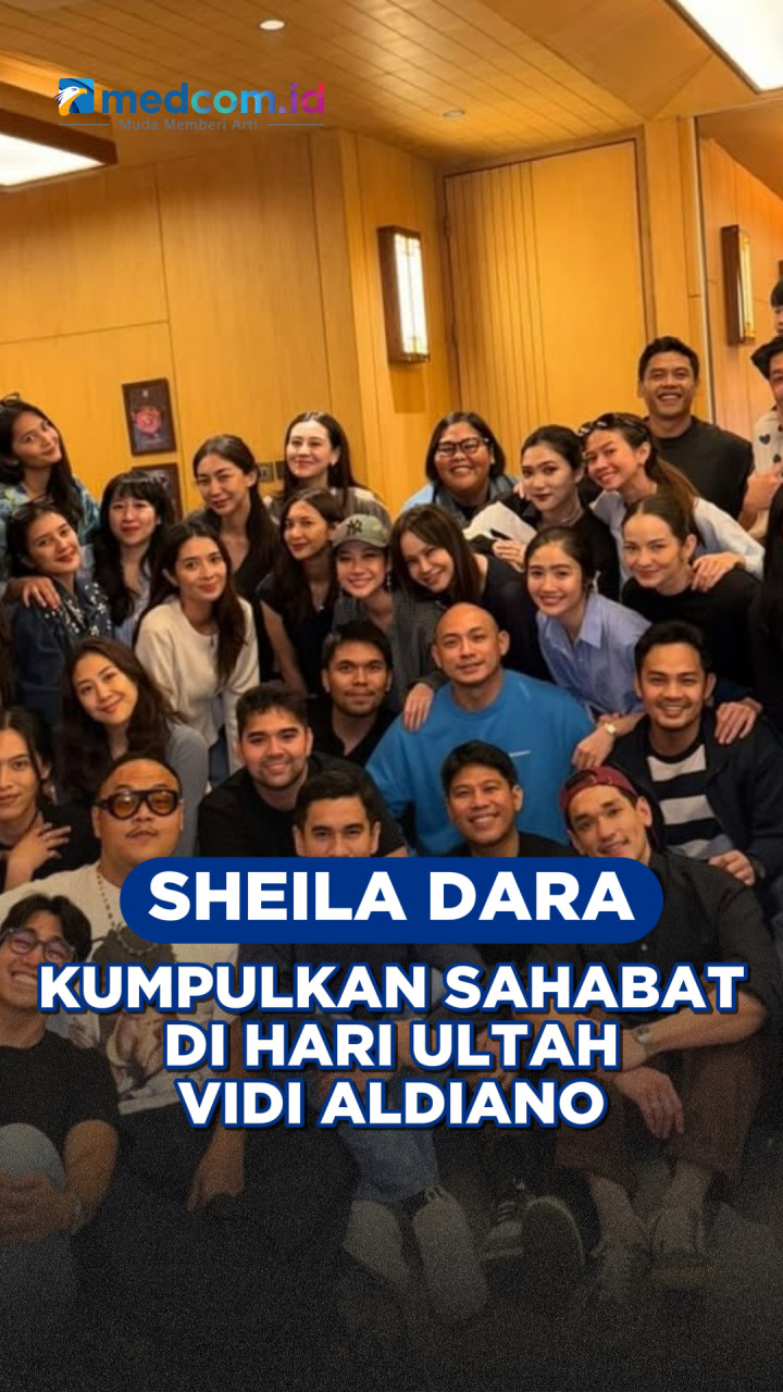 Penuh Haru! Sheila Dara Kumpulkan Sahabat di Hari Ultah Vidi Aldiano