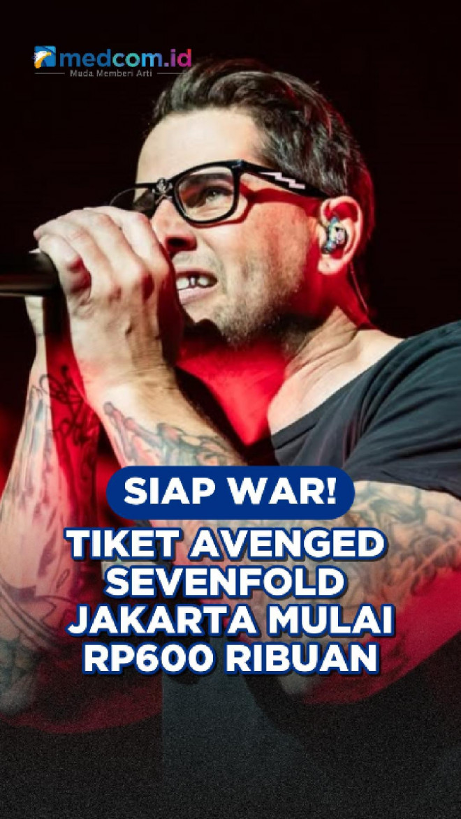 Siap War! Tiket Avenged Sevenfold Jakarta Mulai Rp600 Ribuan