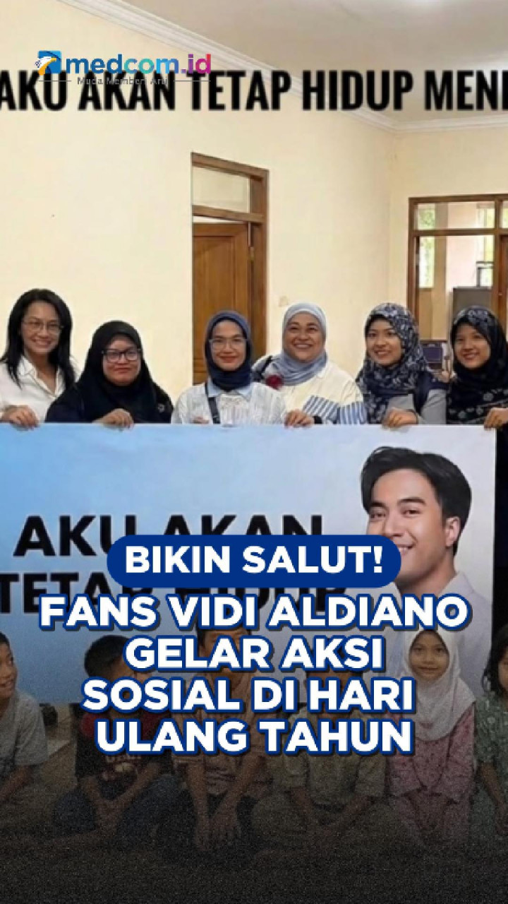 Bikin Salut! Fans Vidi Aldiano Gelar Aksi Sosial di Hari Ulang Tahun