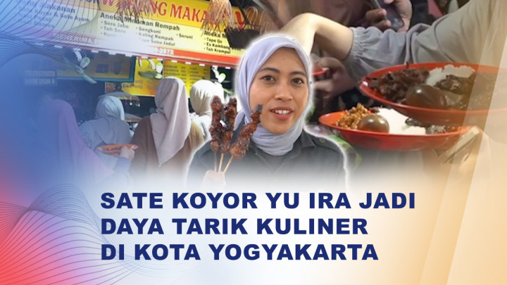 Menikmati Sate Koyor di Pasar Ngasem
