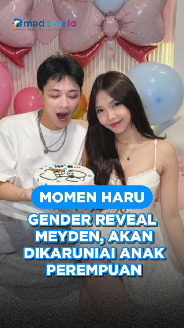 Momen Haru Gender Reveal Meyden, Akan Dikaruniai Anak Perempuan