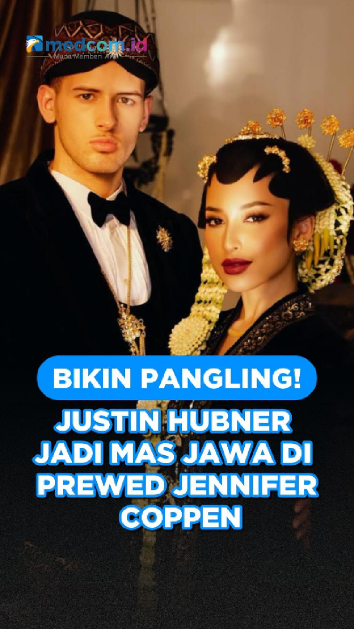 Bikin Pangling! Justin Hubner Jadi Mas Jawa di Prewed Jennifer Coppen