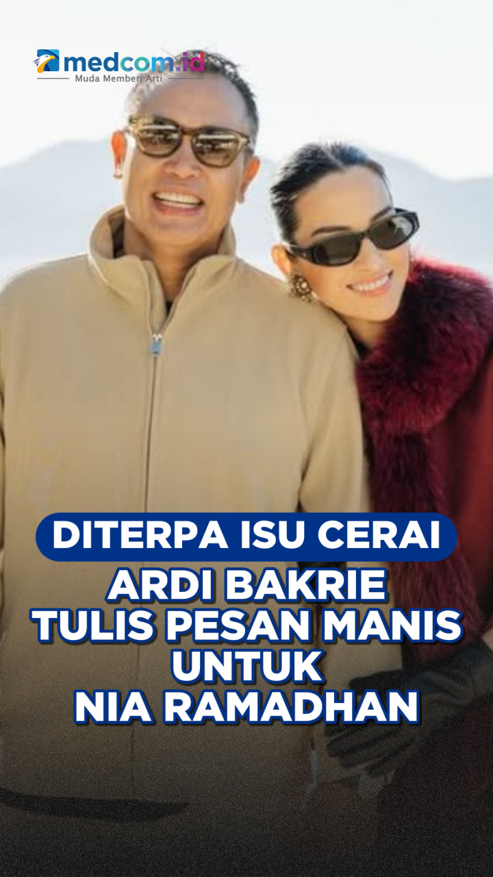 Diterpa Isu Cerai, Ardi Bakrie Tulis Pesan Manis untuk Nia Ramadhani