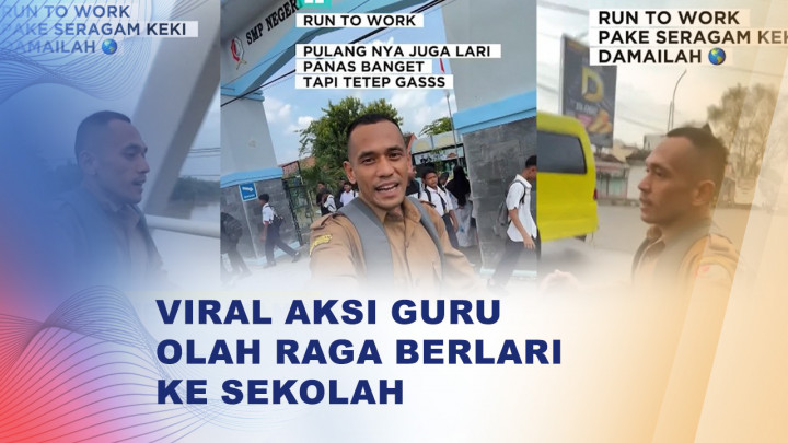 Efisiensi Energi, Guru Lari 4 Kilometer ke Sekolah