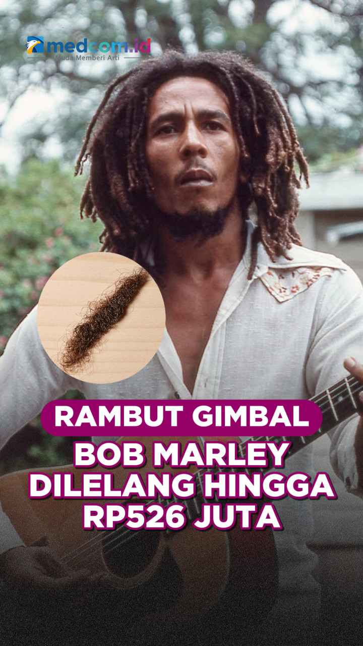Wow! Rambut Gimbal Bob Marley Dilelang hingga Rp526 Juta