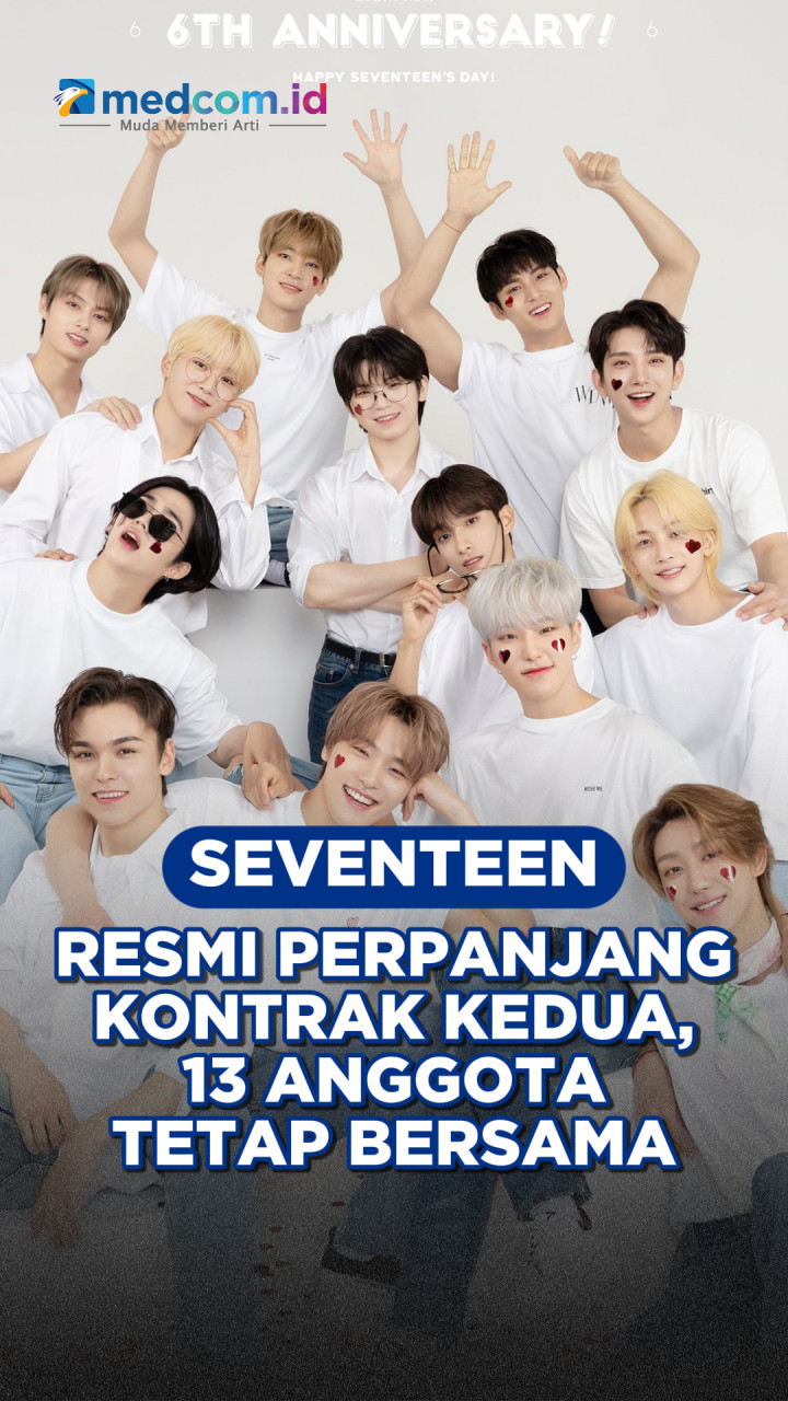 SEVENTEEN Resmi Perpanjang Kontrak Kedua, 13 Anggota Tetap Bersama