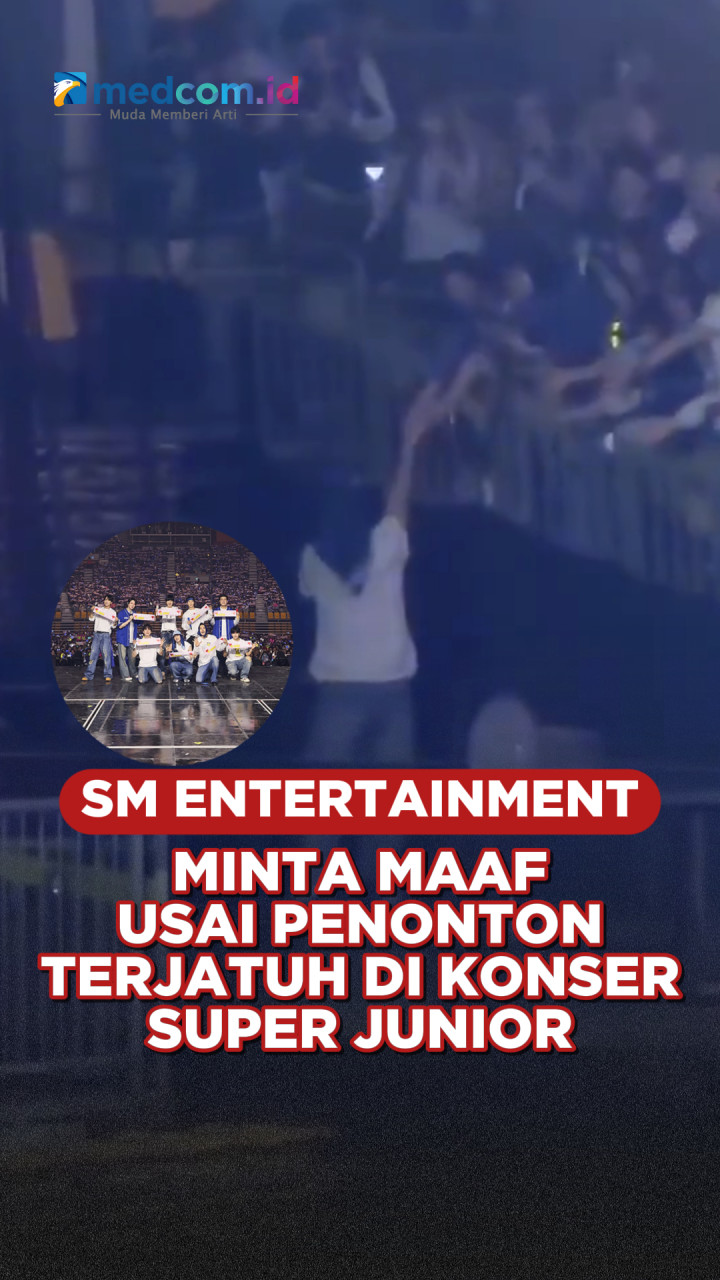 SM Entertainment Minta Maaf Usai Penonton Terjatuh di Konser Super Junior
