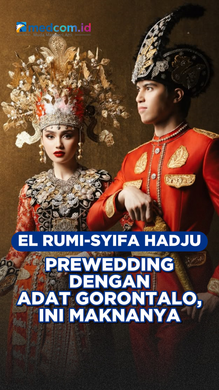 El Rumi dan Syifa Hadju Prewedding dengan Adat Gorontalo, Ini Maknanya