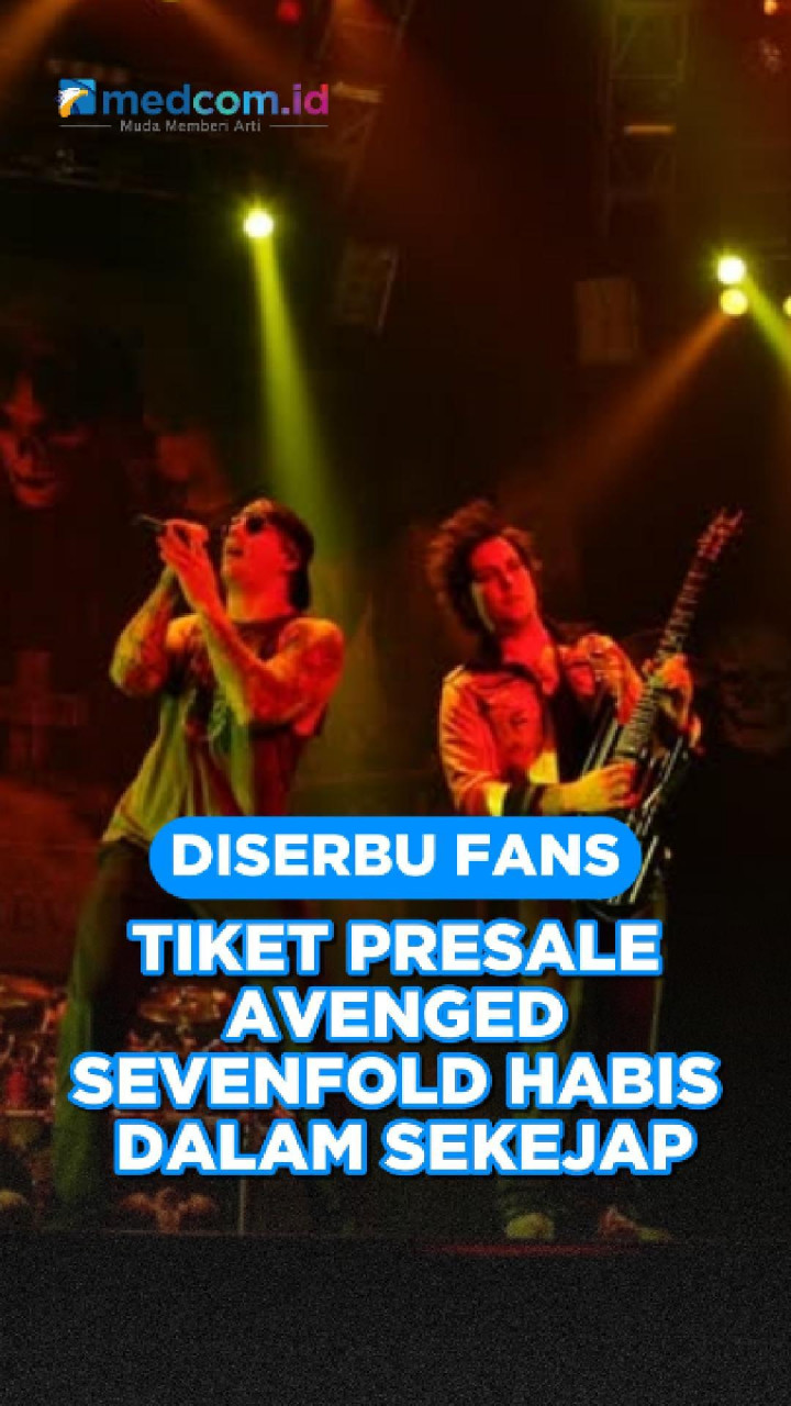 Diserbu Fans, Tiket Presale Avenged Sevenfold Habis Dalam Sekejap