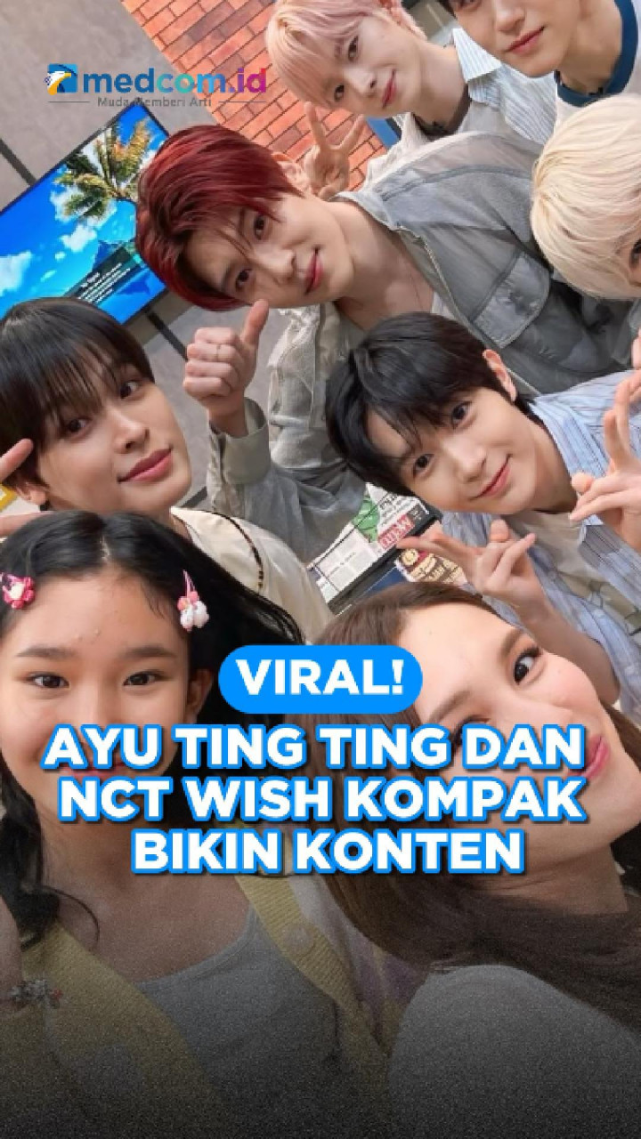 Viral! Ayu Ting Ting dan NCT WISH Kompak Bikin Konten