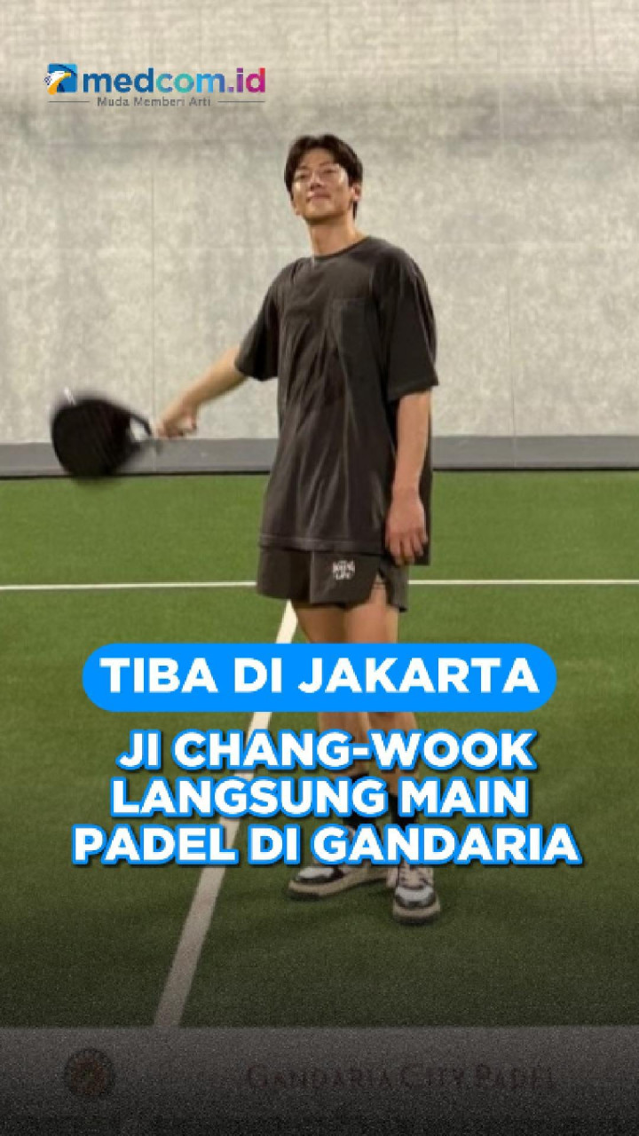Tiba di Jakarta, Ji Chang-wook Langsung Main Padel di Gandaria