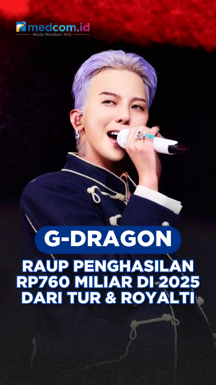 Fantastis! G-Dragon Raup Penghasilan Rp760 Miliar di 2025 dari Tur dan Royalti