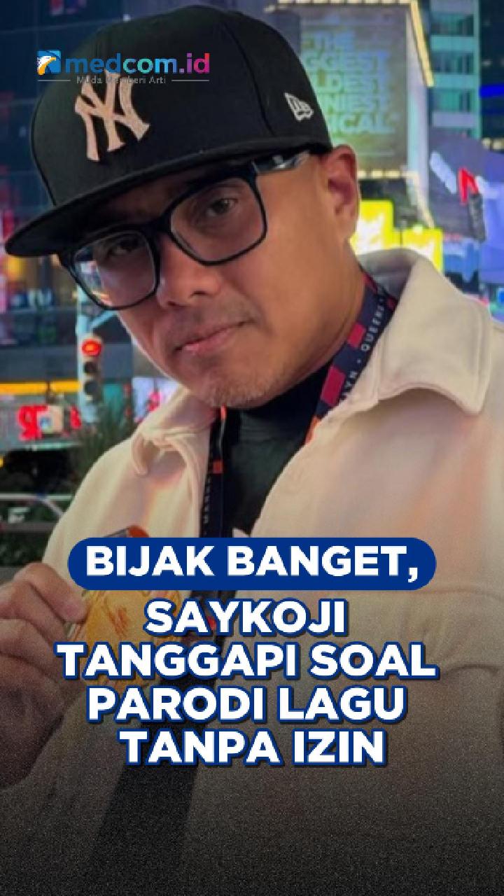 Bijak Banget, Saykoji Tanggapi Soal Parodi Lagu Tanpa Izin