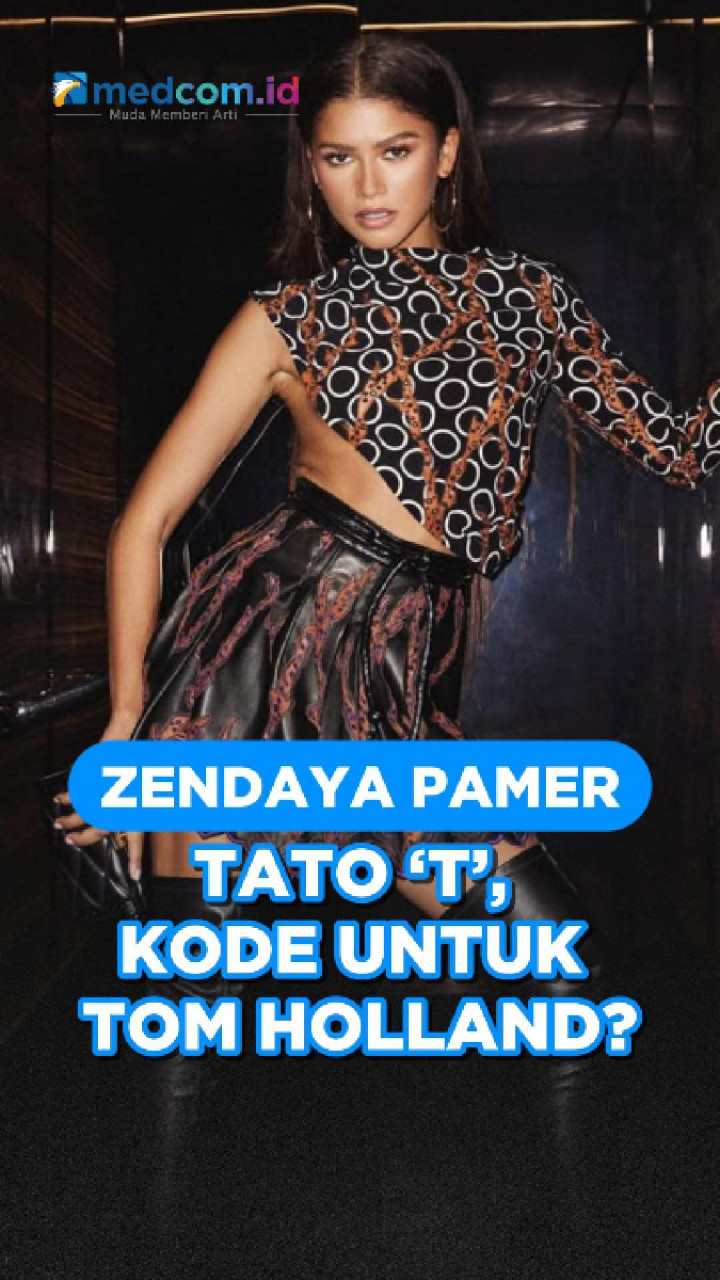 Zendaya Pamer Tato ‘T’, Kode untuk Tom Holland?