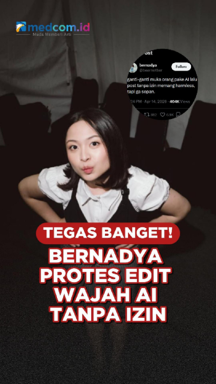 Tegas Banget! Bernadya Protes Edit Wajah AI Tanpa Izin