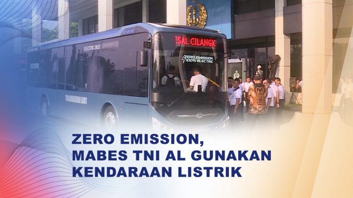 Dukung Zero Emission, TNI AL Mulai Gunakan Bus dan Mobil Listrik