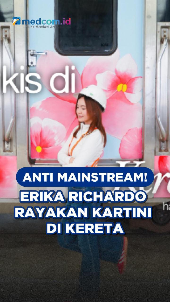 Anti Mainstream! Erika Richardo Rayakan Kartini di Kereta