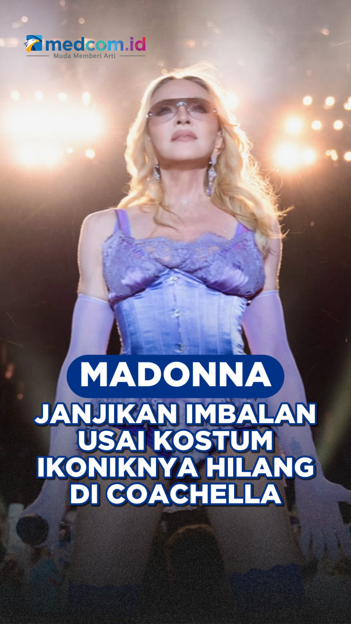 Madonna Janjikan Imbalan Usai Kostum Ikoniknya Hilang di Coachell