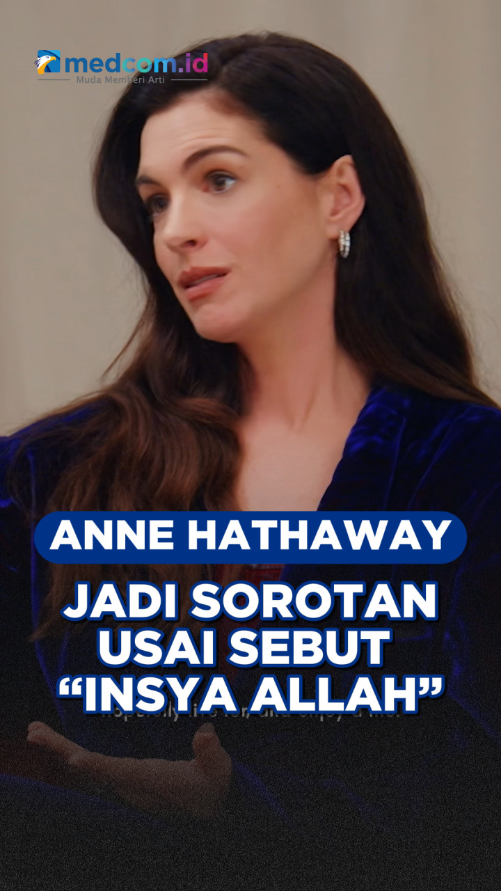 Anne Hathaway Jadi Sorotan Usai Sebut “Insya Allah” di Wawancara