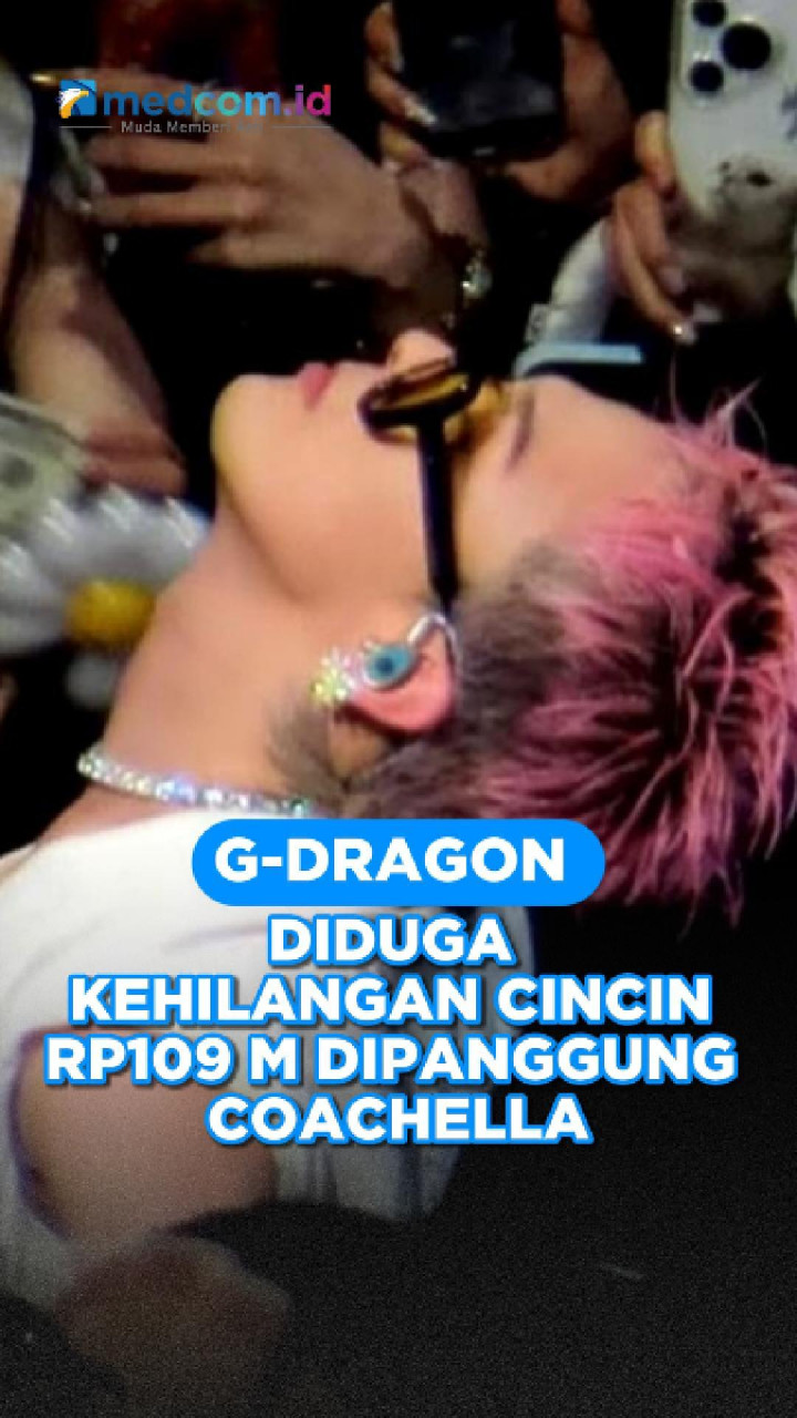 G-Dragon Diduga Kehilangan Cincin Rp109 M di Panggung Coachella