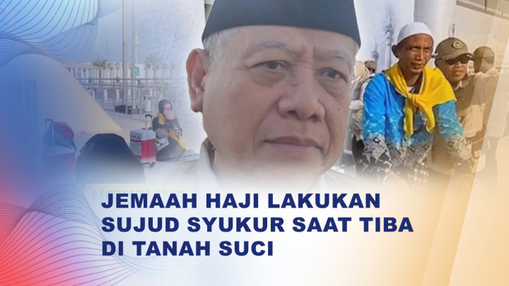 Tiba di Tanah Suci, Jemaah Haji Indonesia Langsung Sujud Syukur