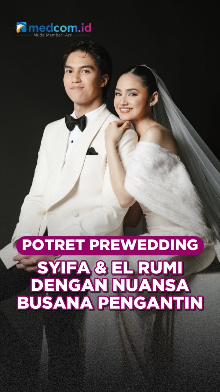 Potret Prewedding Syifa Hadju–El Rumi dengan Nuansa Busana Pengantin