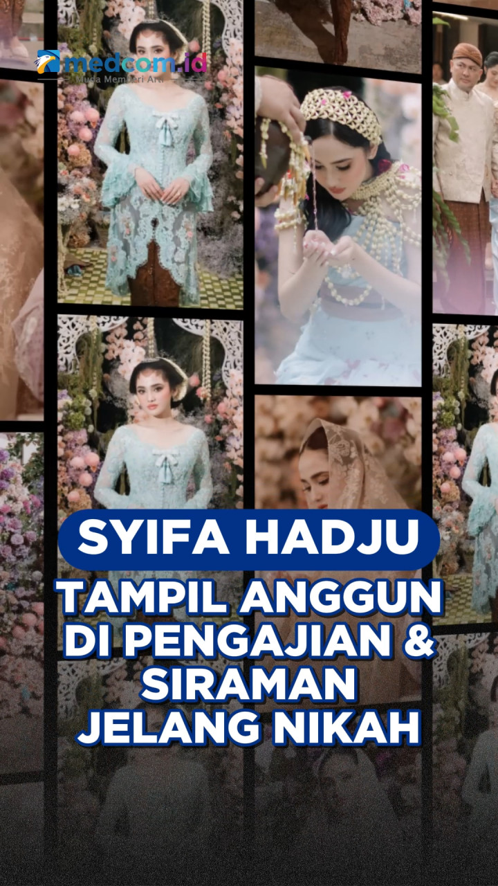 Potret Syifa Hadju Tampil Anggun di Pengajian dan Siraman Jelang Nikah