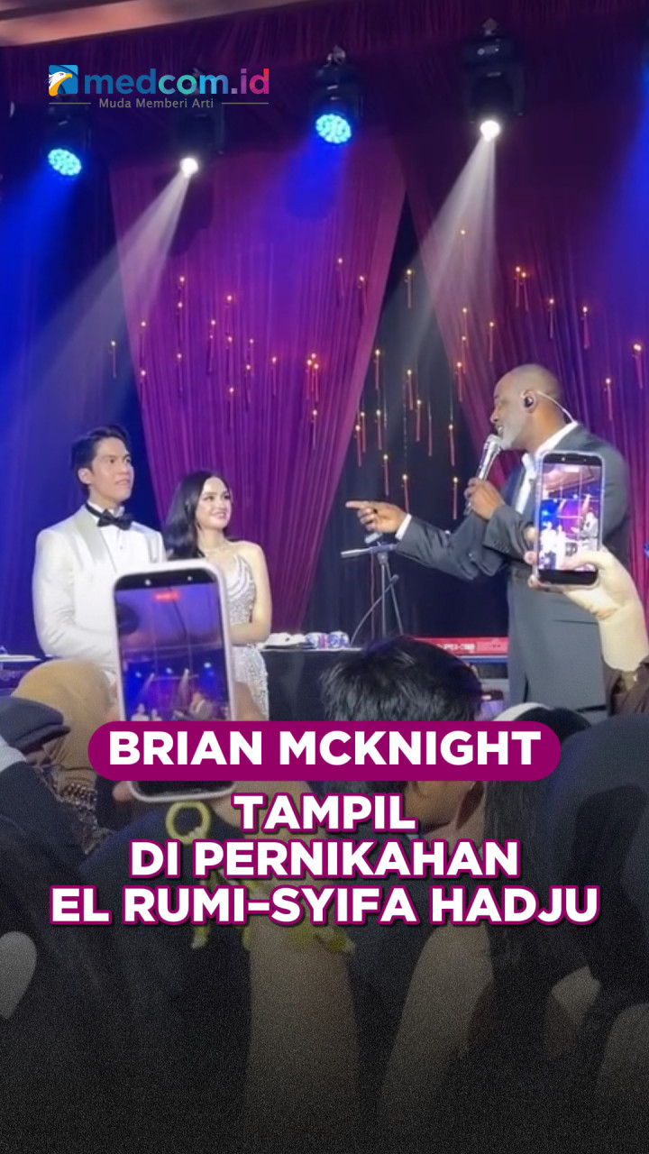 Surprise! Brian McKnight Tampil di Pernikahan El Rumi–Syifa Hadju