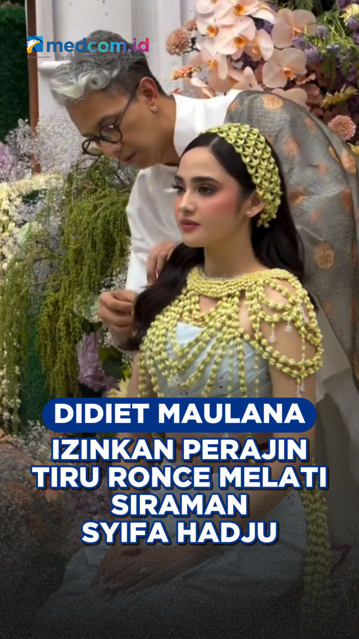 Didiet Maulana Izinkan Perajin Tiru Ronce Melati Siraman Syifa Hadju