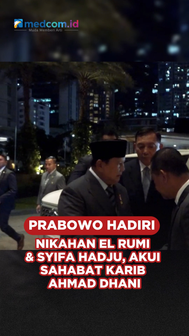 Prabowo Hadiri Nikahan El Rumi & Syifa Hadju, Akui Sahabat Karib Dhani