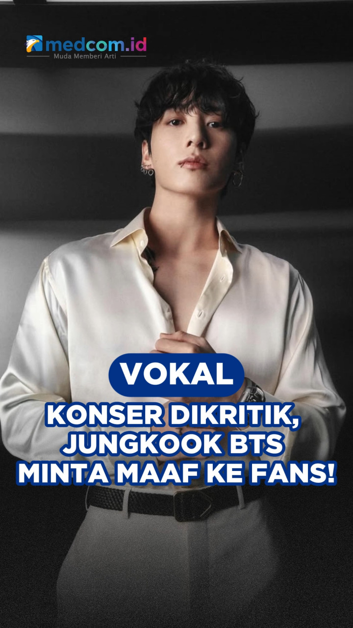 Vokal Konser Dikritik, Jungkook BTS Minta Maaf ke Fans!