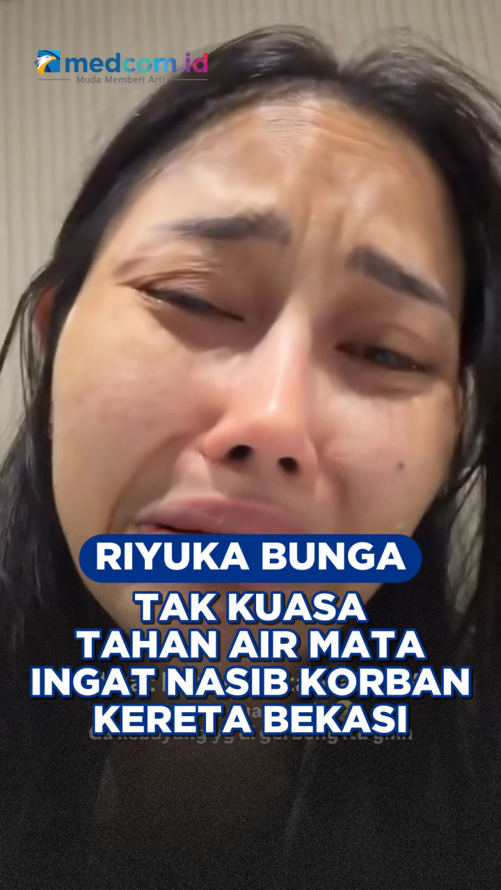 Riyuka Bunga Tak Kuasa Tahan Air Mata Ingat Nasib Korban Kereta Bekasi